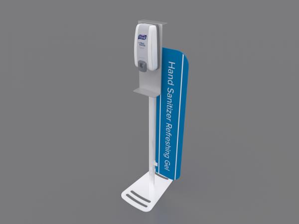 MOD-9001 Hand Sanitizer Stand with Graphic -- Image 3